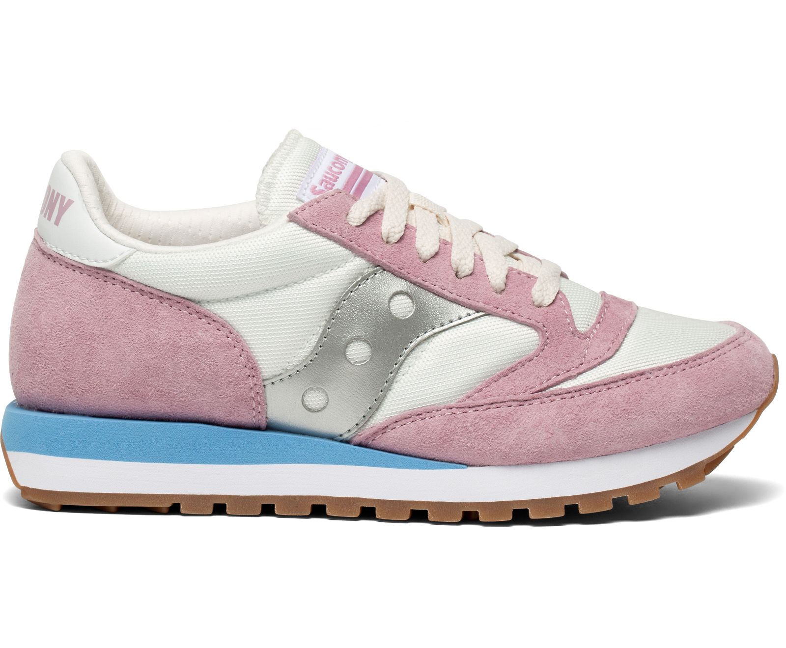 Saucony Jazz 81 Women\'s Originals White / Pink / Grey | Canada 021XYUF